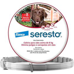 COLEIRA ANTI PARASIT.SERESTO **G** (ACIMA 8KG) - LABORAVES