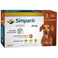 SIMPARIC 20MG 5,1 A 10 KG 1 COMP - LABORAVES