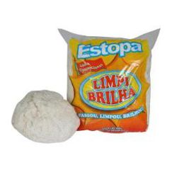 ESTOPA BRANCA ALVEJADA 150G - LABORAVES