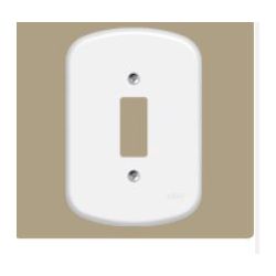 PLACA ESPELHO F1 1 TECLA 4X2 0784 - LABORAVES