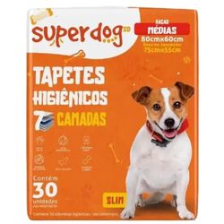 TAPETE CAO HIGIENICO SUPER DOG C/30 R.MEDIAS (80X6... - LABORAVES