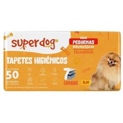 TAPETE CAO HIGIENICO SUPER R.PEQ C/50 (60X55) - LABORAVES