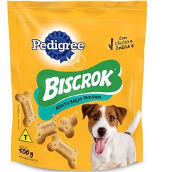 BISCOITO CAO BISCROK ADULTO RAC PEQ 500G - LABORAVES