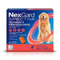 NEXGARD SPECTRA 8.00GR (30,1 - 60KG) GG - LABORAVES