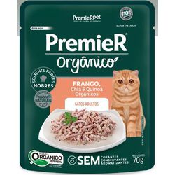 CARNE GATO PREMIER 70G AD FRANGO ORGANICO - LABORAVES