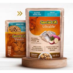 CARNE GATO SPECIAL CAT SACHE 85G PEIXE AD - LABORAVES