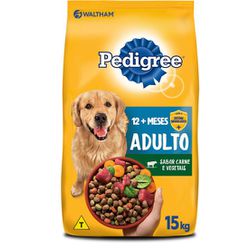 RACAO CAO PEDIGREE 15KG AD CARNE/VEGETAIS - LABORAVES