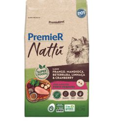 RACAO CAO PREMIER NATTU 10 KG AD MANDIOCA RP - LABORAVES