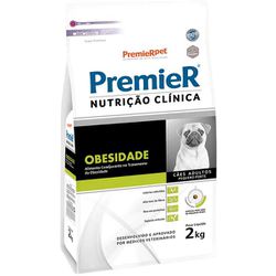 RACAO CAO PREMIER CLIN OBESIDADE 2KG RAÇAS PEQ - LABORAVES