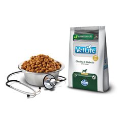 RACAO CAO FARMINA VET MINI OBESITY/DIABETIC 2KG - LABORAVES