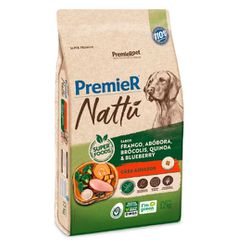 RACAO CAO PREMIER NATTU 12KG AD ABOBORA - LABORAVES