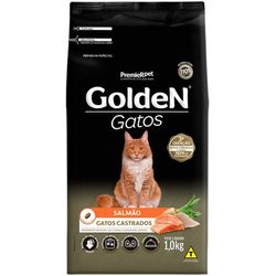 RACAO GATO GOLD ADULT CAST SALMAO 1 KG - LABORAVES