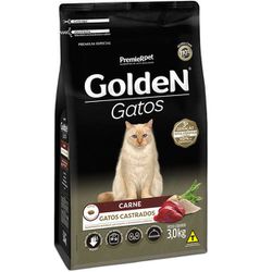 RACAO GATO GOLD ADULT CAST CARNE 3 KG - LABORAVES