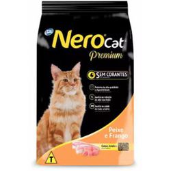 RACAO GATO NERO 10 KG PEIXE E FRANGO PREMIUM - LABORAVES