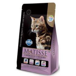 RACAO GATO MATISSE 7,5KG CORDEIRO CAST - LABORAVES