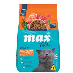 RACAO GATO MAX CAT 3KG VITA SABORES MAR - LABORAVES