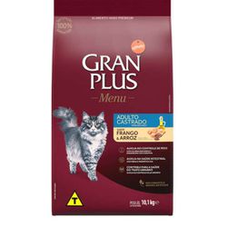 RACAO GATO PLUS 10KG CAST FRANGO - LABORAVES