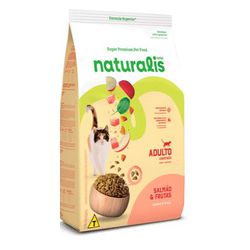 RACAO GATO NATURALIS 7,5KG AD SALMAO CAST - LABORAVES