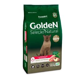 RACAO GATO GOLDEN 10KG AD SEL NAT CAST BATATA DOCE - LABORAVES