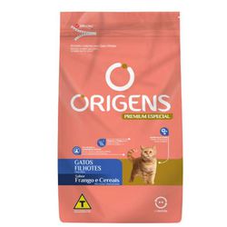 RACAO GATO ORIGENS 1KG FILHOTE FRANGO - LABORAVES