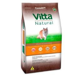 RACAO GATO VITTA NATURAL 3 KG AD CAST FRANGO - LABORAVES