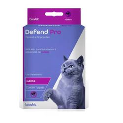 DEFEND PRO GATOS ATE 10KG 0,5ML ANTI PULGAS - LABORAVES