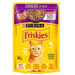 CARNE GATO FRISKIES 85G CORDEIRO - LABORAVES