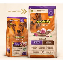 RACAO CAO SPECIAL DOG 3KG AD RP CORDEIRO - LABORAVES