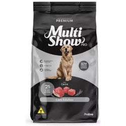 RACAO CAO MULTISHOW 2 KG ADULTO CARNE - LABORAVES