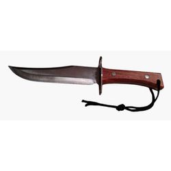 FACA INOX CB MADEIRA C DETALHES E BAINHA 1275 - LABORAVES