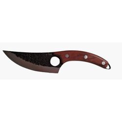 FACA INOX CB MADEIRA C DETALHES E BAINHA 1284 - LABORAVES
