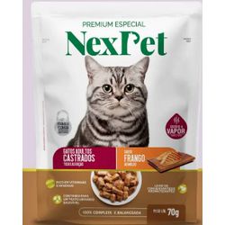 CARNE GATO NEXPET SACHE 70G AD FRANGO CAST - LABORAVES