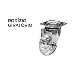 RODIZIO GEL 50MM GIRATORIO PLACA WORKER - LABORAVES