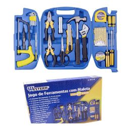 JG FERRAMENTAS C/MALETA 28 PCS WESTERN - LABORAVES