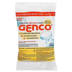 CLORO GENCO 3X1 MULTIPLA ACAO TABLETE 200G - LABORAVES
