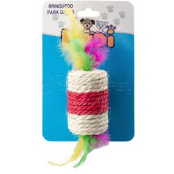 BRINQ GATO CILINDRO SISAL M - LABORAVES