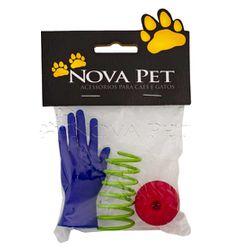 BRINQ GATO KIT DIVERSAO C/3 NOVA PET - LABORAVES