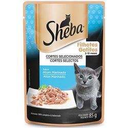 CARNE GATO SHEBA 85G ATUM FILHOTE - LABORAVES