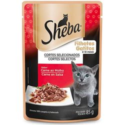 CARNE GATO SHEBA 85G CARNE FILHOTE - LABORAVES