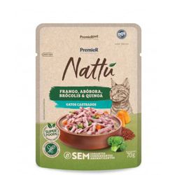 CARNE GATO PREMIER NATTU 70G AD FGO/AB CAST - LABORAVES