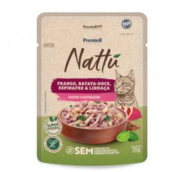 CARNE GATO PREMIER NATTU 70G AD FGO/BAT DOC CAST - LABORAVES