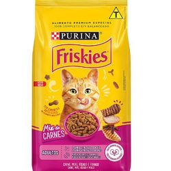 RACAO GATO FRISKIES MIX CARNES SEL.SAB 10 KG - LABORAVES