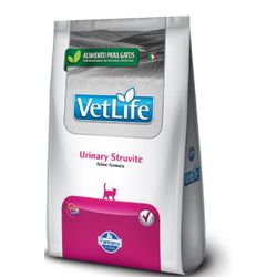 RACAO GATO FARMINA VET URINARY STRUVITE 2 KG - LABORAVES