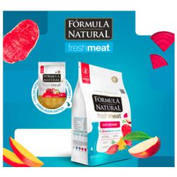 RACAO GATO FORMULA NAT 1 KG CARNE CAST FRESH MEAT - LABORAVES