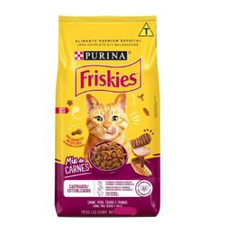 RACAO GATO FRISKIES 1KG MIX CARNES CAST - LABORAVES