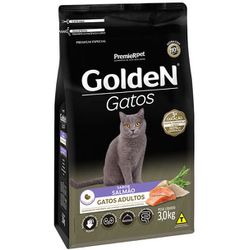 RACAO GATO GOLD ADULT SALMAO 3 KG - LABORAVES