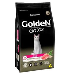 RACAO GATO GOLDEN 10KG AD CAST PEIXE - LABORAVES