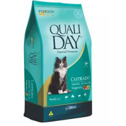 RACAO GATO QUALIDAY 10 KG CASTRADO - LABORAVES
