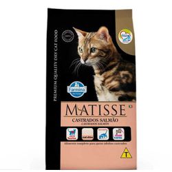 RACAO GATO MATISSE 800G SALMÃO CASTRADO - LABORAVES