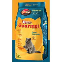 RACAO GATO QUATREE 10 KG GOURMET CASTRADOS - LABORAVES